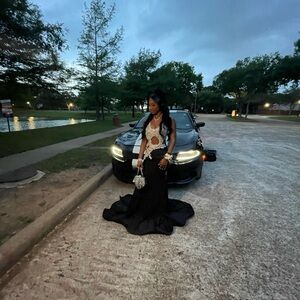 Elegant Black Evening Gown